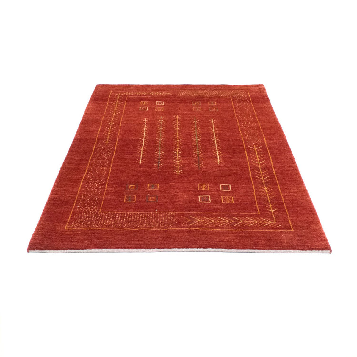 Tappeto Gabbeh - Persero - 180 x 124 cm - rosso