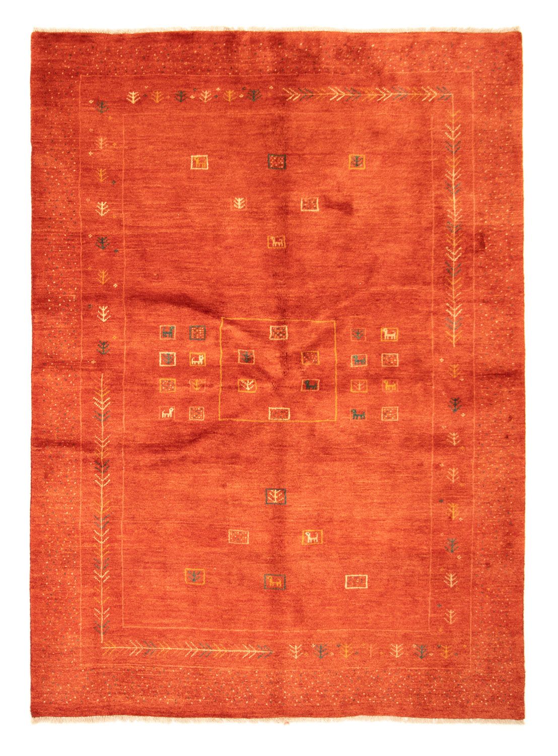 Tappeto Gabbeh - Persero - 235 x 172 cm - rosso