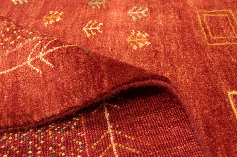 Tappeto Gabbeh - Persero - 195 x 156 cm - rosso