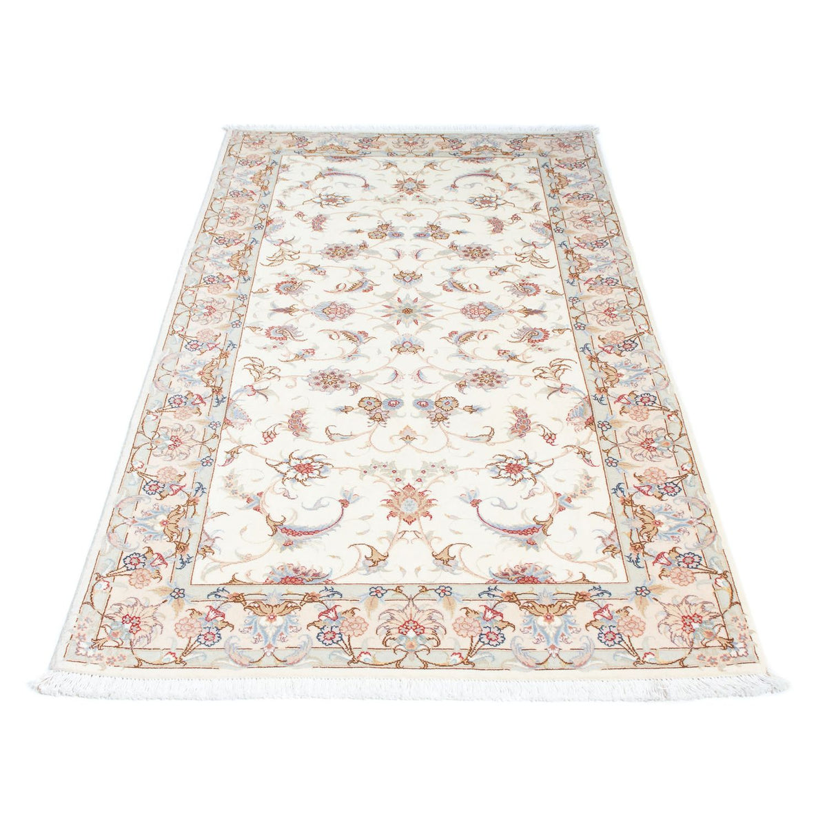 Tappeto corsia Tappeto Persero - Tabriz - Reale - 198 x 100 cm - beige