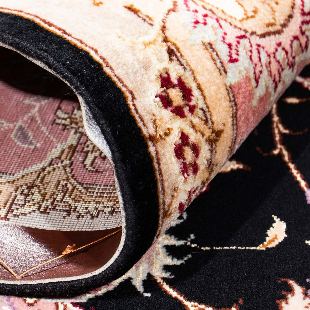 Tappeto Persero - Tabriz - Reale - 236 x 165 cm - blu scuro