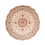Tappeto Persero - Tabriz - Reale rotondo - 250 x 250 cm - beige