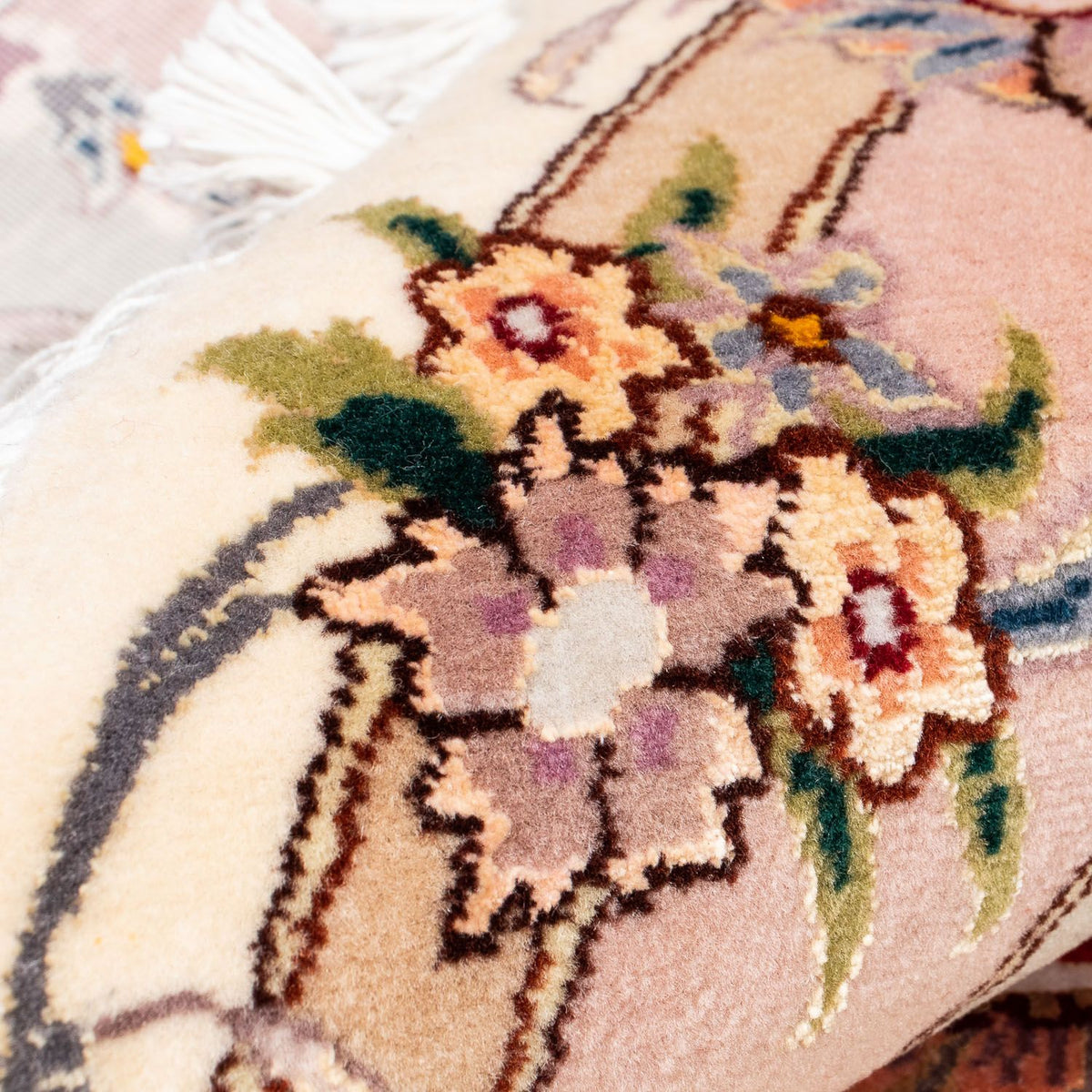 Tappeto Persero - Tabriz - Reale rotondo  - 250 x 250 cm - beige