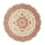 Tappeto Persero - Tabriz - Reale rotondo - 194 x 194 cm - beige