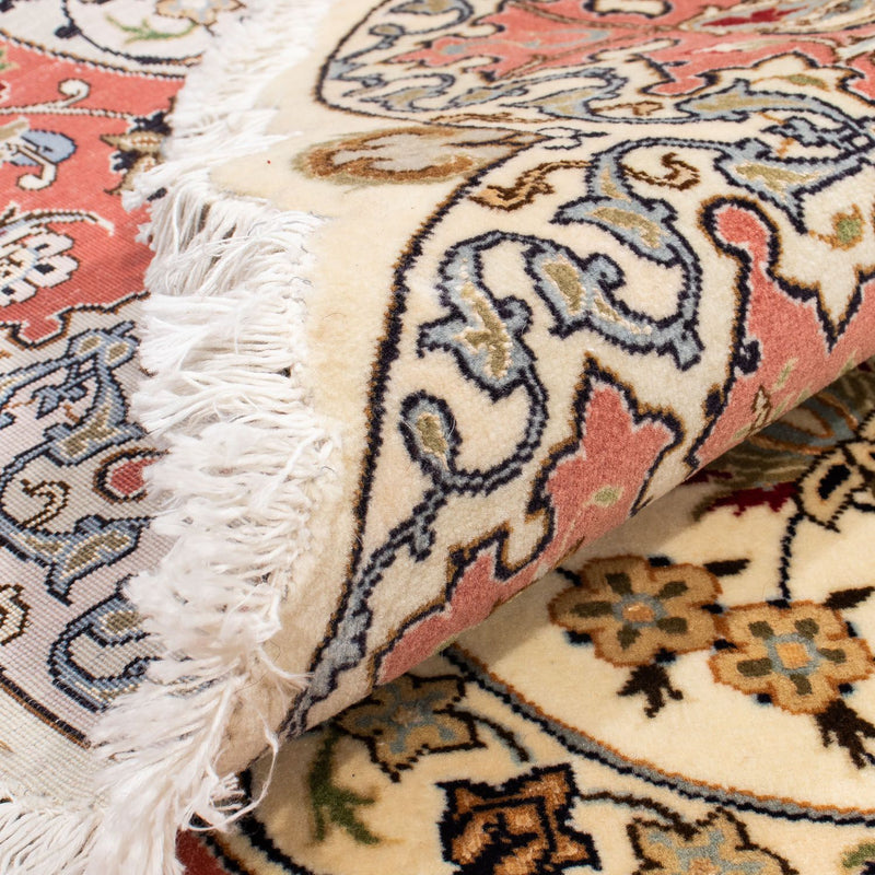 Tappeto Persero - Tabriz - Reale rotondo  - 242 x 242 cm - beige
