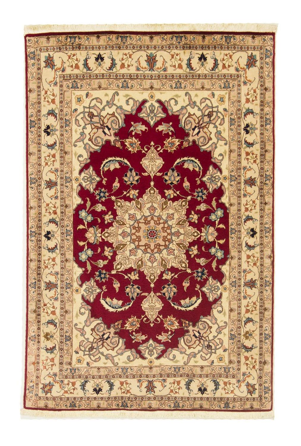 Tappeto Persero - Tabriz - Reale - 151 x 101 cm - rosso
