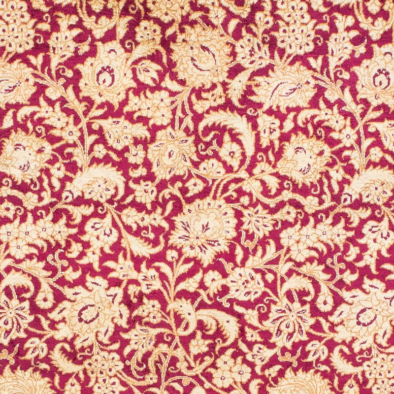 Tappeto Persero - Ghom - 146 x 100 cm - rosso scuro