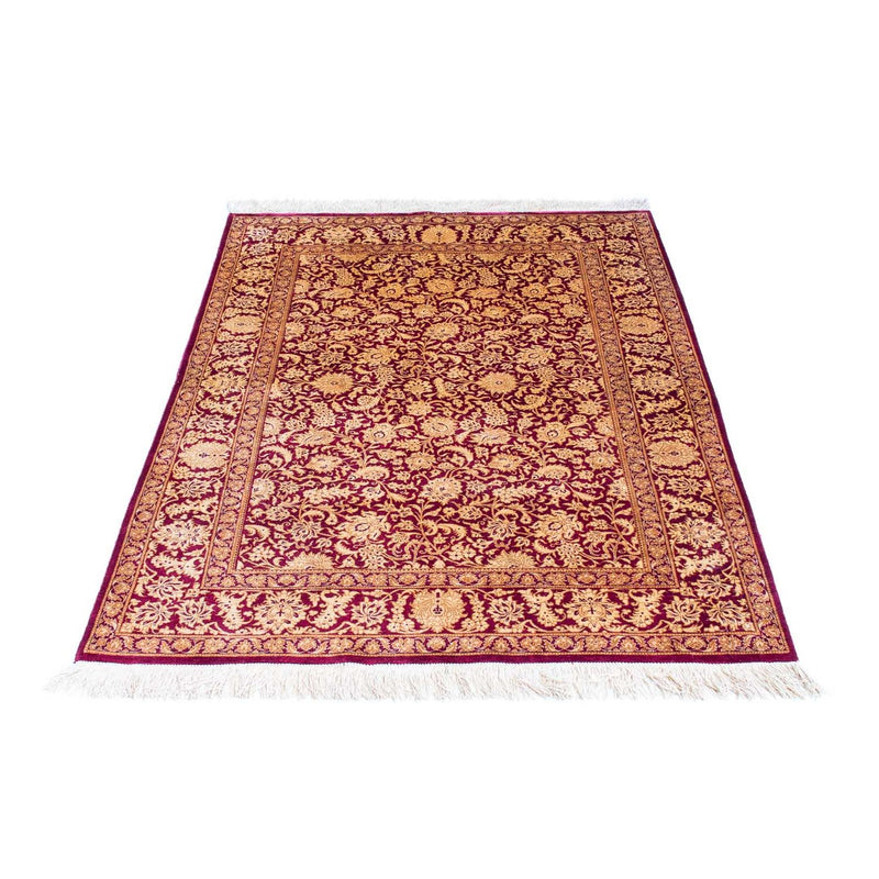 Tappeto Persero - Ghom - 146 x 100 cm - rosso scuro