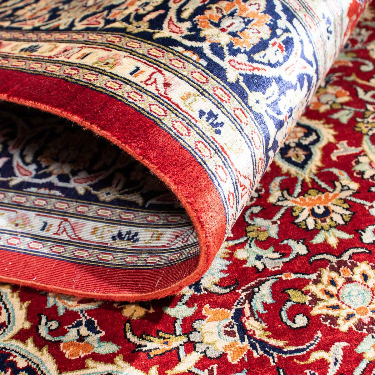 Tappeto Persero - Ghom - 150 x 100 cm - rosso scuro