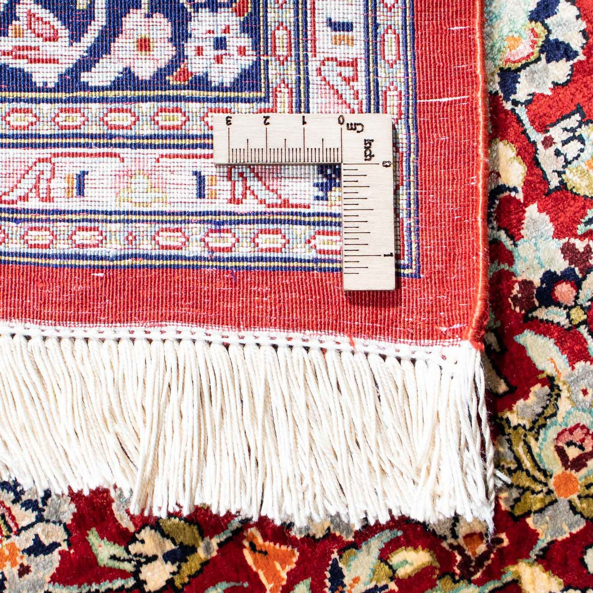 Tappeto Persero - Ghom - 150 x 100 cm - rosso scuro