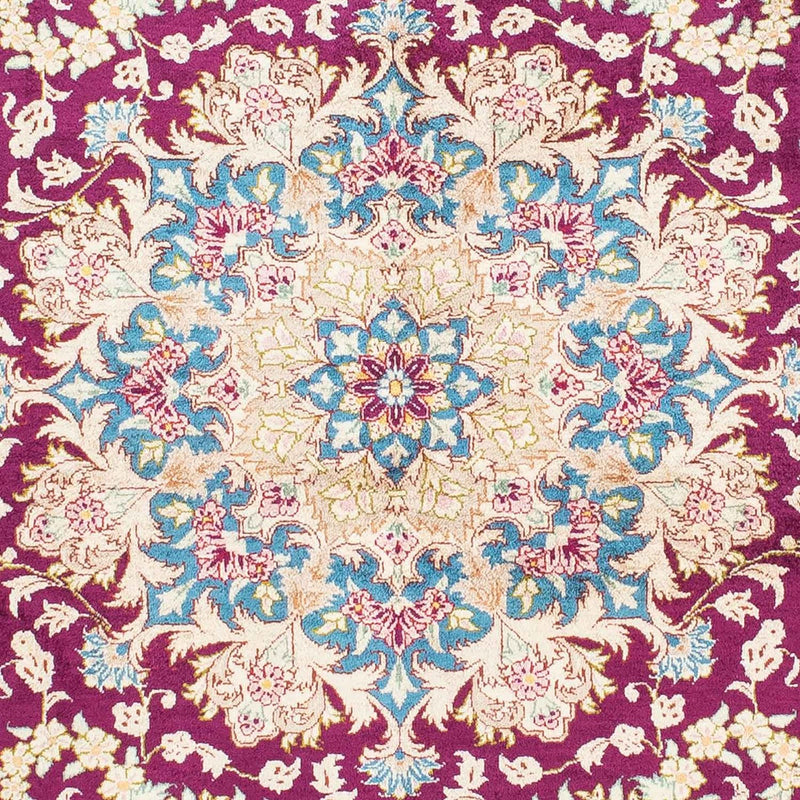 Tappeto Persero - Ghom - 148 x 99 cm - rosso scuro