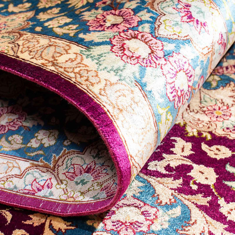 Tappeto Persero - Ghom - 148 x 99 cm - rosso scuro