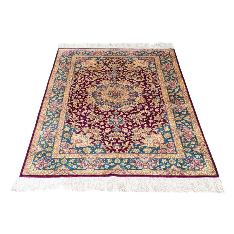 Tappeto Persero - Ghom - 148 x 99 cm - rosso scuro