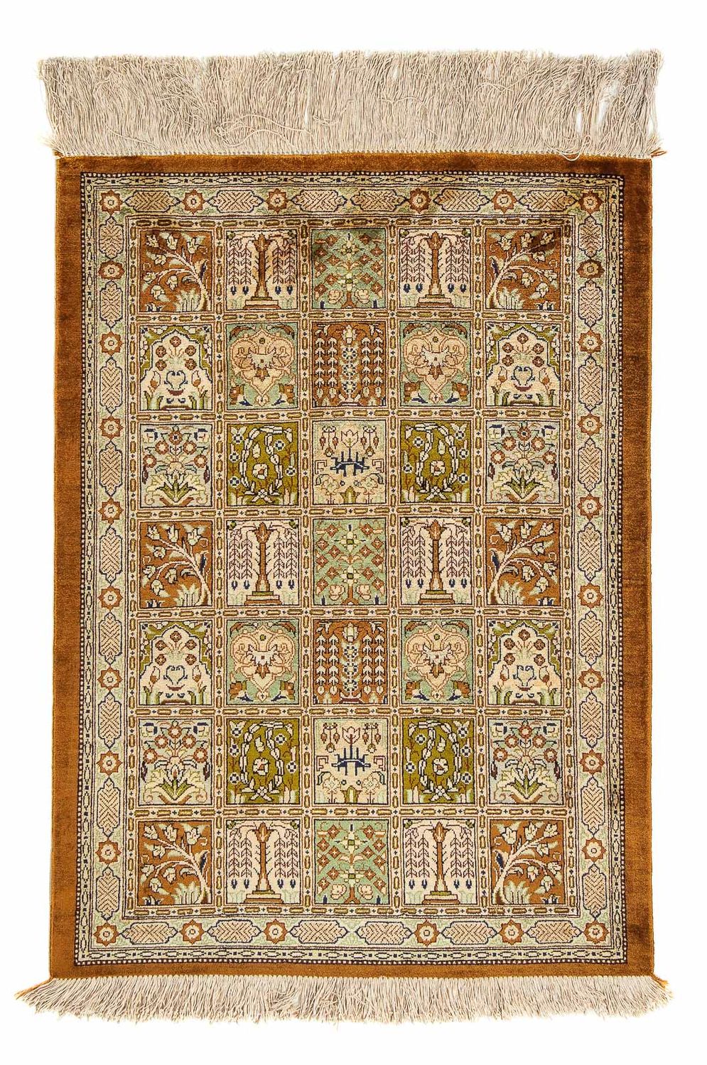 Tappeto Persero - Ghom - 79 x 57 cm - marrone