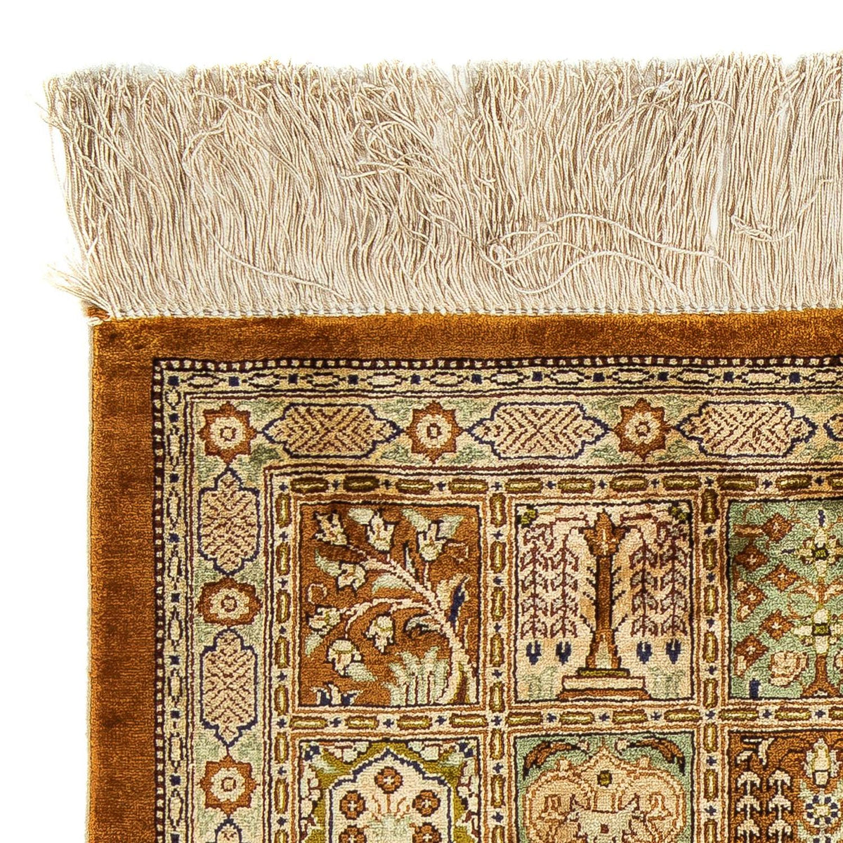 Tappeto Persero - Ghom - 79 x 57 cm - marrone