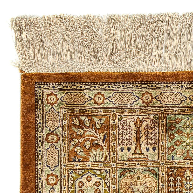 Tappeto Persero - Ghom - 79 x 57 cm - marrone
