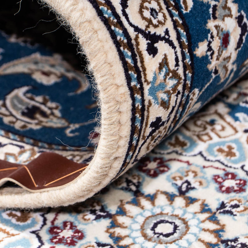 Tappeto corsia Tappeto Persero - Nain - Reale - 190 x 62 cm - blu scuro