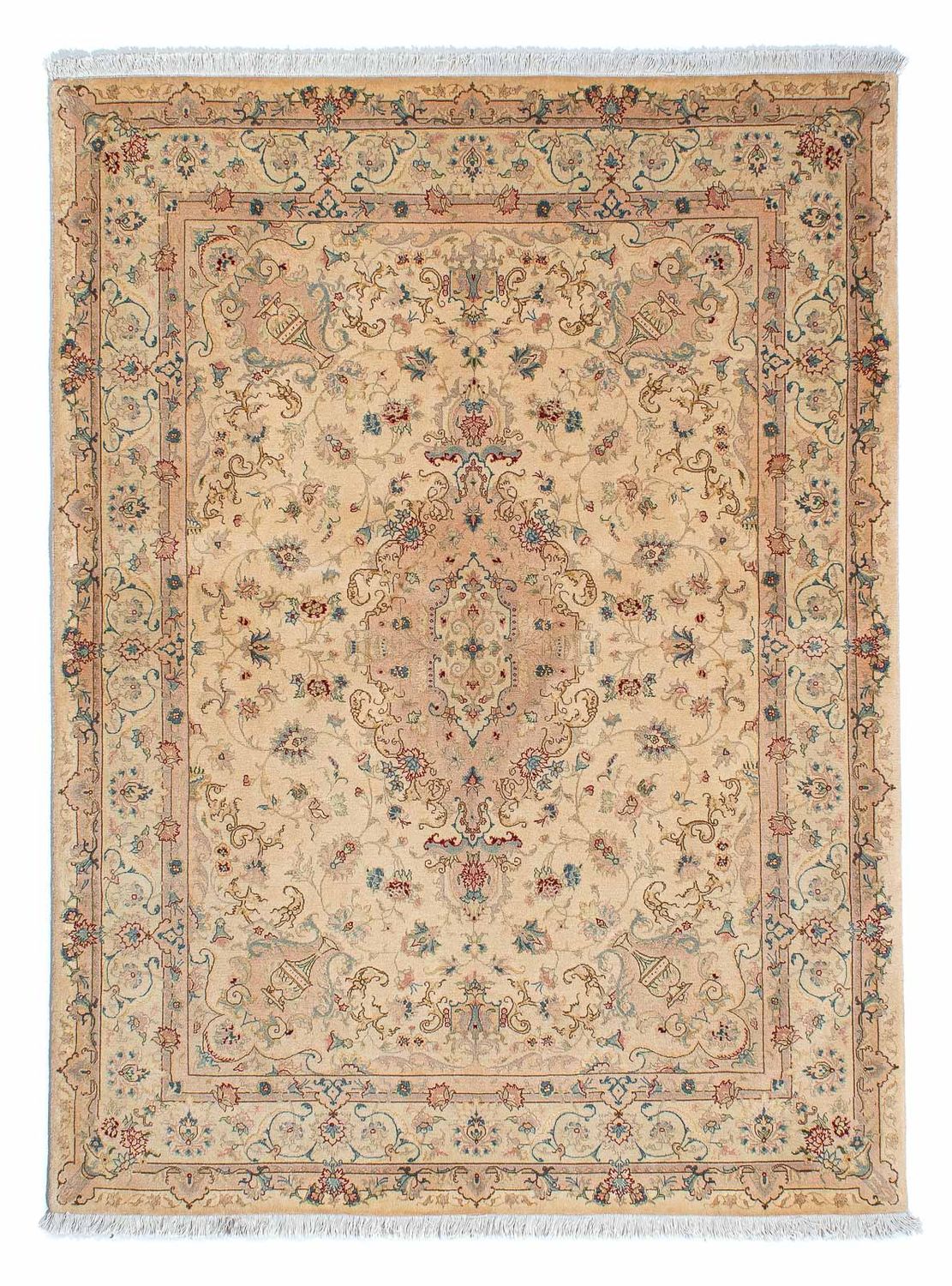 Tappeto Persero - Tabriz - Reale - 200 x 149 cm - marrone chiaro