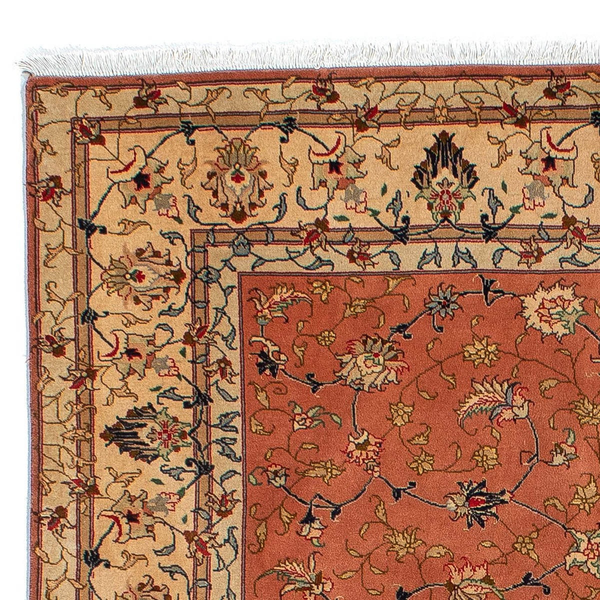 Tappeto Persero - Tabriz - Reale - 193 x 156 cm - ruggine