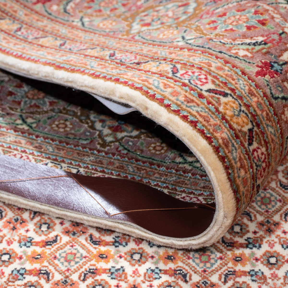 Tappeto Persero - Tabriz - 198 x 149 cm - marrone chiaro