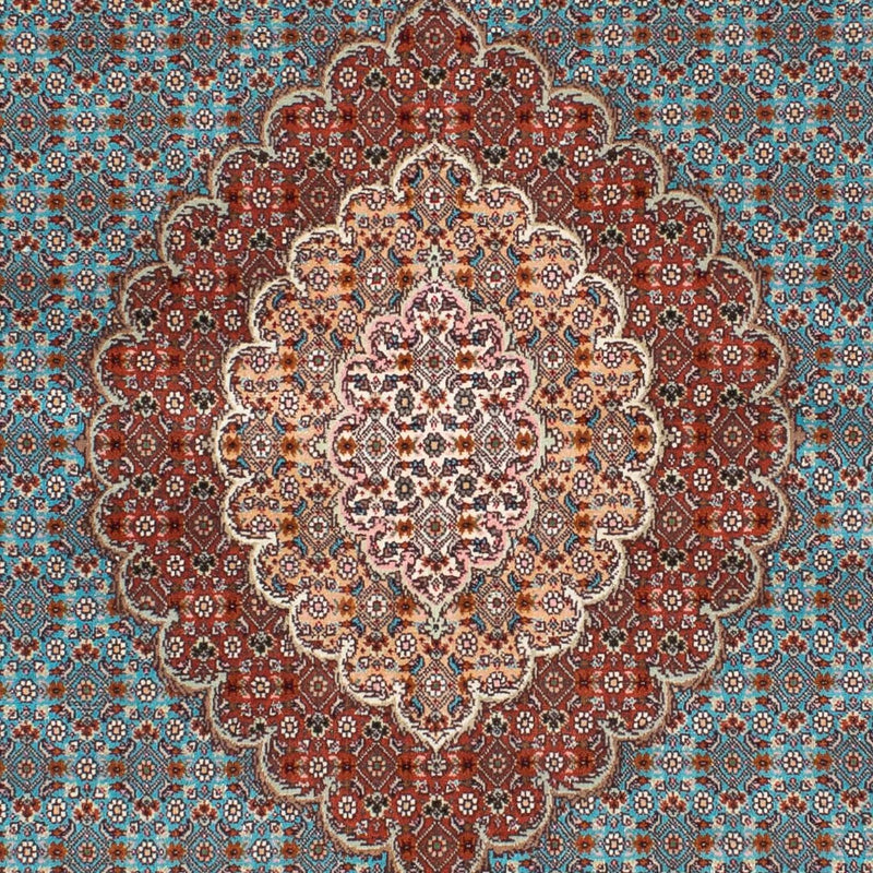 Tappeto Persero - Tabriz - 202 x 150 cm - turchese