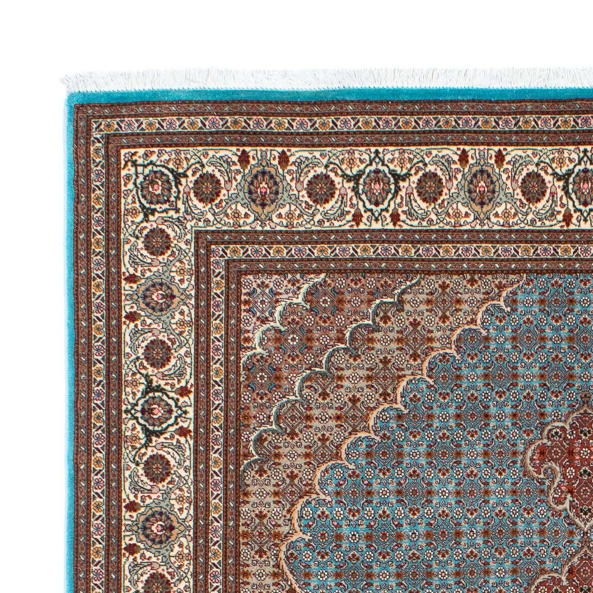 Tappeto Persero - Tabriz - 202 x 150 cm - turchese