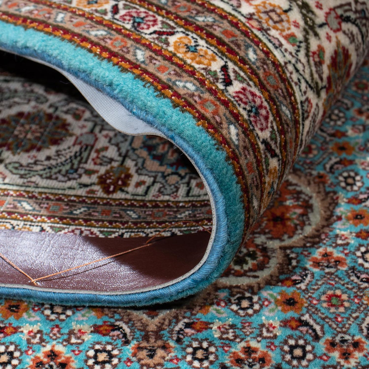 Tappeto Persero - Tabriz - 202 x 150 cm - turchese