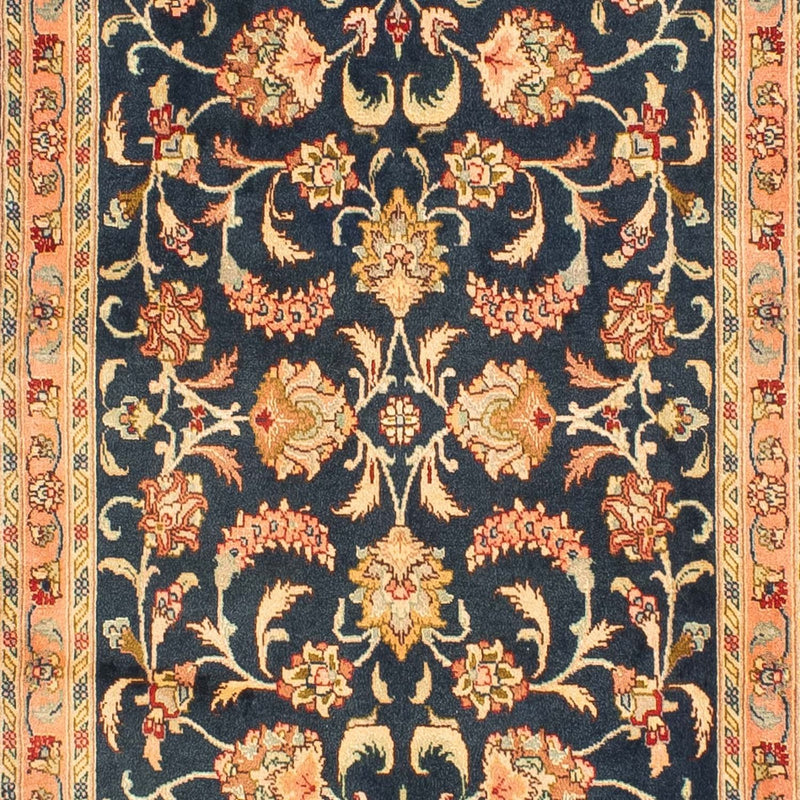 Tappeto corsia Tappeto Persero - Tabriz - Reale - 300 x 66 cm - blu scuro