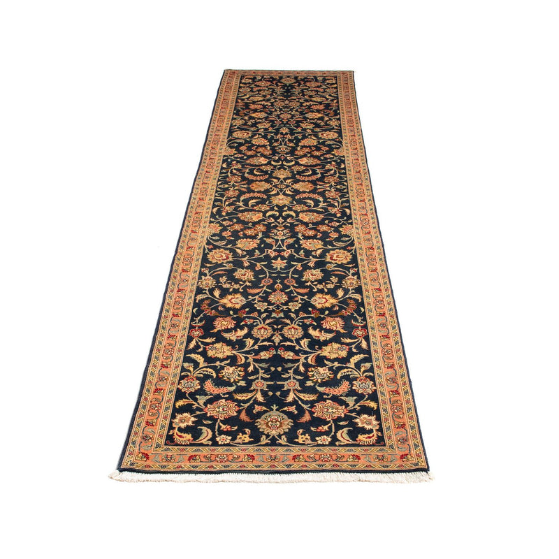 Tappeto corsia Tappeto Persero - Tabriz - Reale - 300 x 66 cm - blu scuro