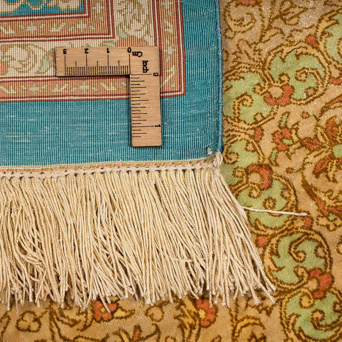 Tappeto di seta - Ghom seta - Premio - 188 x 130 cm - beige