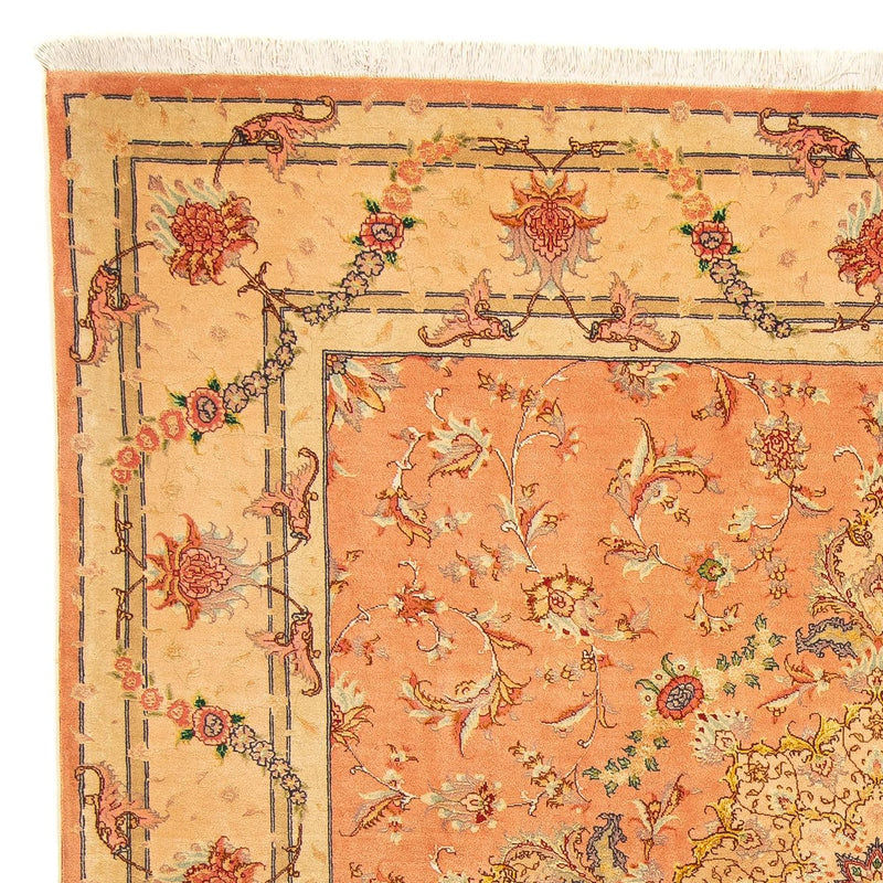 Tappeto Persero - Tabriz - Reale quadrato  - 204 x 192 cm - rosso chiaro
