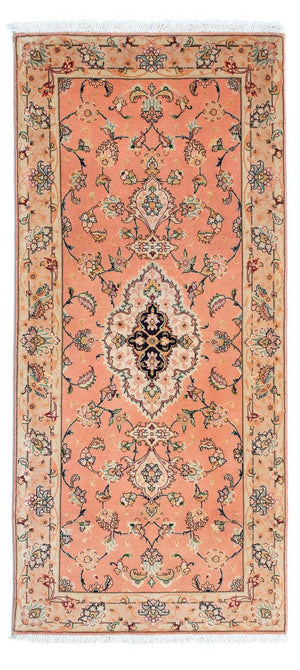 Tappeto corsia Tappeto Persero - Tabriz - Reale - 165 x 74 cm - rosso chiaro