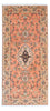 Tappeto corsia Tappeto Persero - Tabriz - Reale - 165 x 74 cm - rosso chiaro