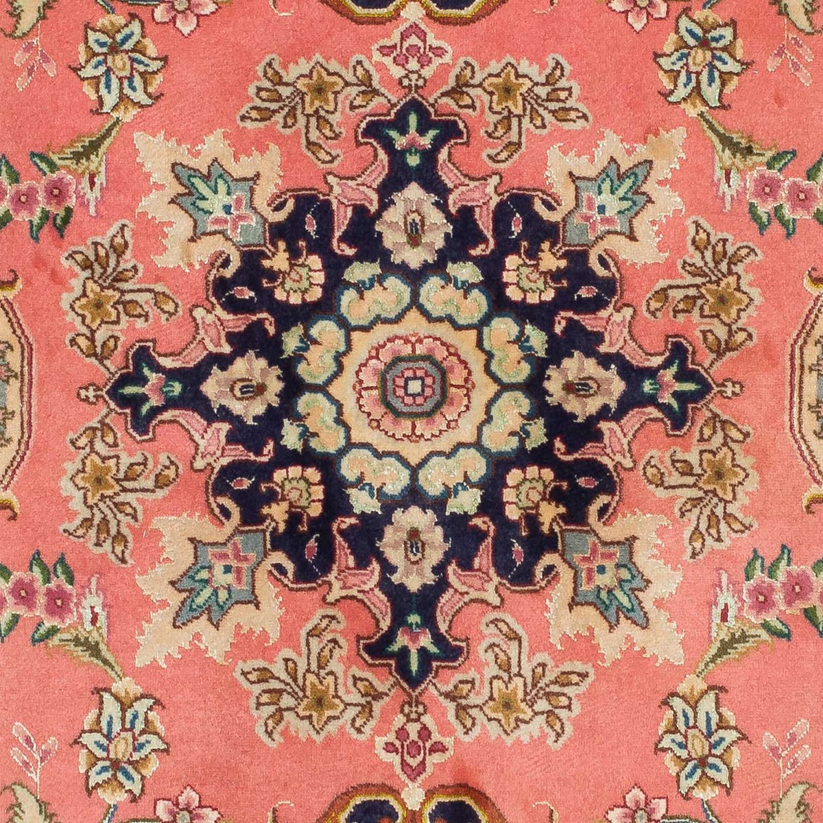 Tappeto corsia Tappeto Persero - Tabriz - Reale - 198 x 80 cm - rosso chiaro