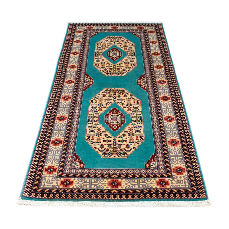 Tappeto corsia Tappeto Persero - Tabriz - Reale - 190 x 75 cm - blu