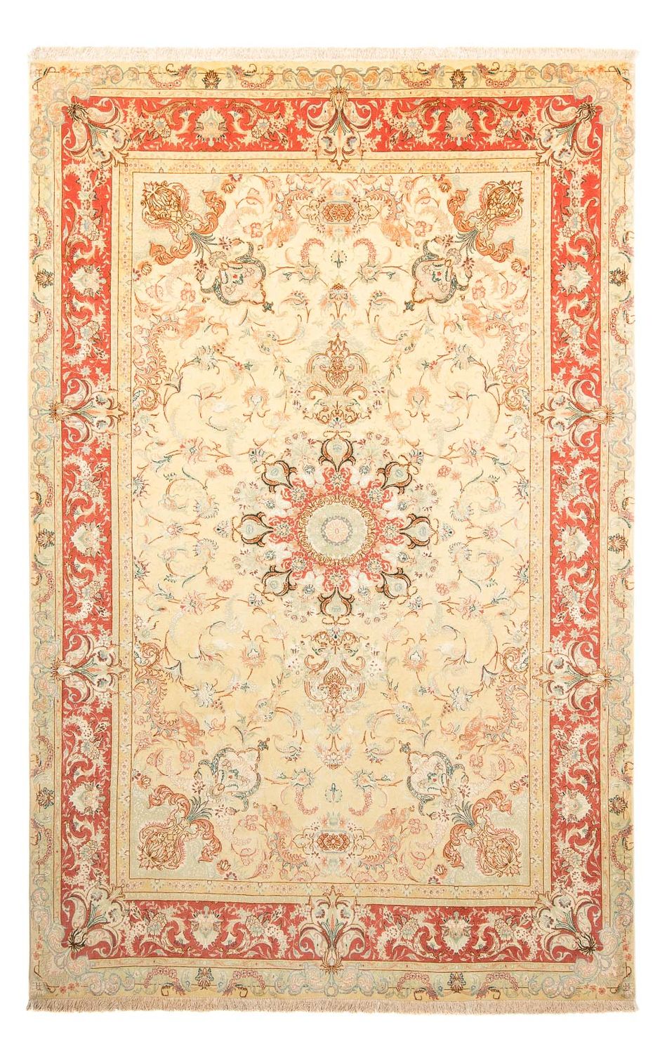 Tappeto Persero - Tabriz - Reale - 307 x 198 cm - beige
