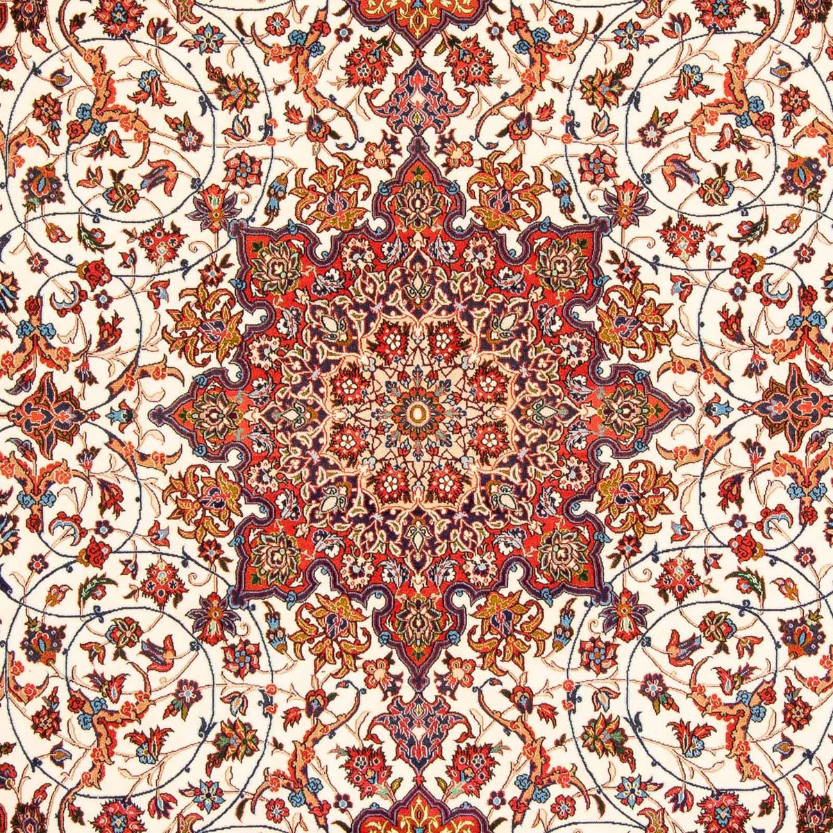 Tappeto Persero - Isfahan - Premio - 310 x 208 cm - rosso