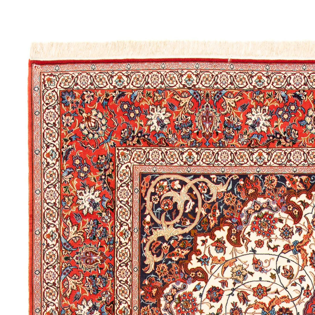 Tappeto Persero - Isfahan - Premio - 310 x 208 cm - rosso