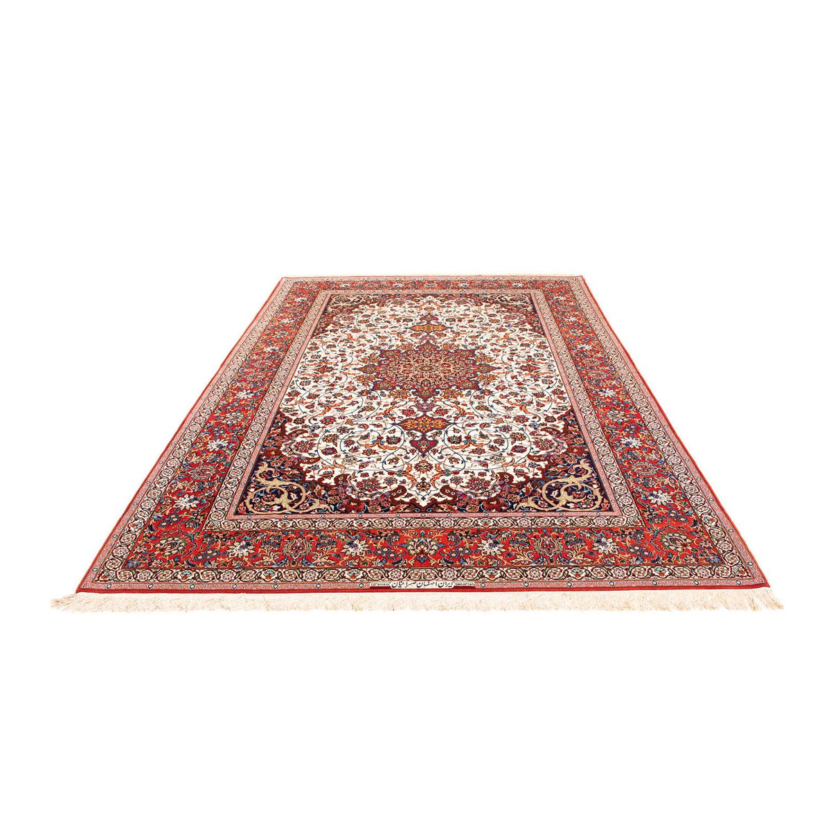 Tappeto Persero - Isfahan - Premio - 310 x 208 cm - rosso