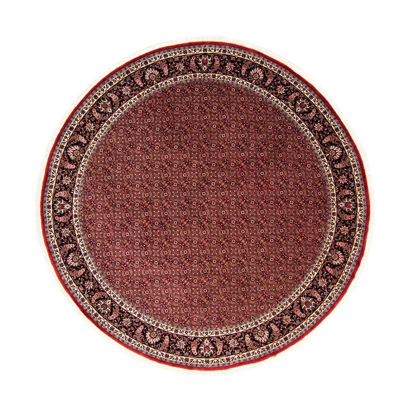 Tappeto Persero - Bidjar rotondo  - 250 x 250 cm - rosso scuro