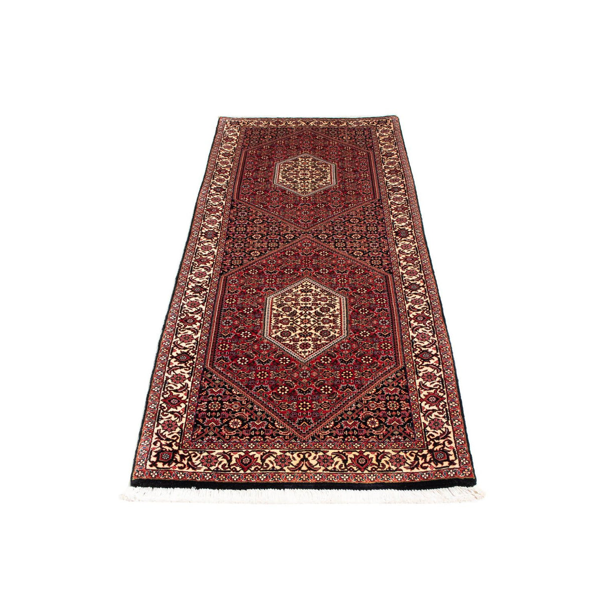 Tappeto corsia Tappeto Persero - Bidjar - 202 x 76 cm - rosso scuro