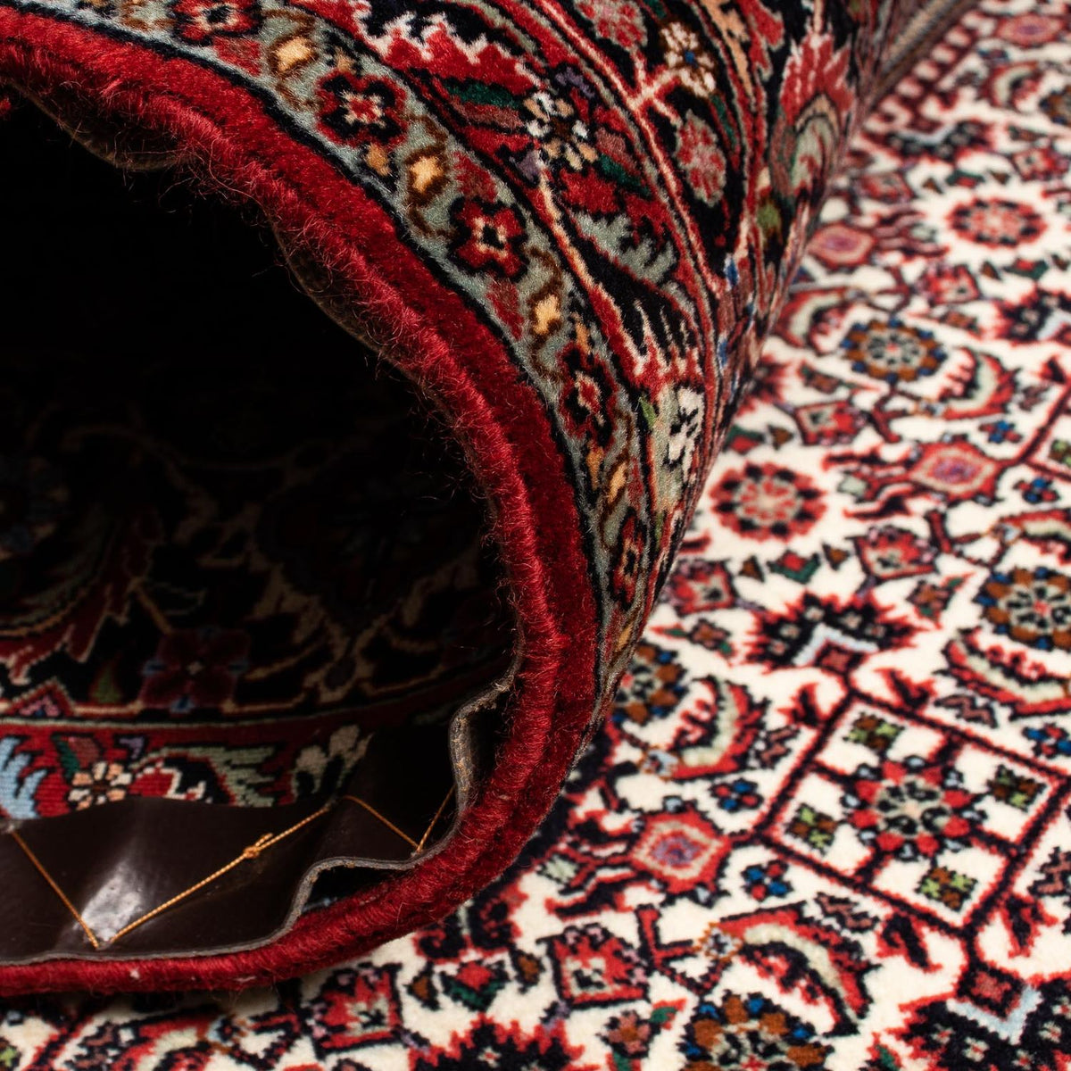 Tappeto Persero - Bidjar - 262 x 205 cm - rosso scuro