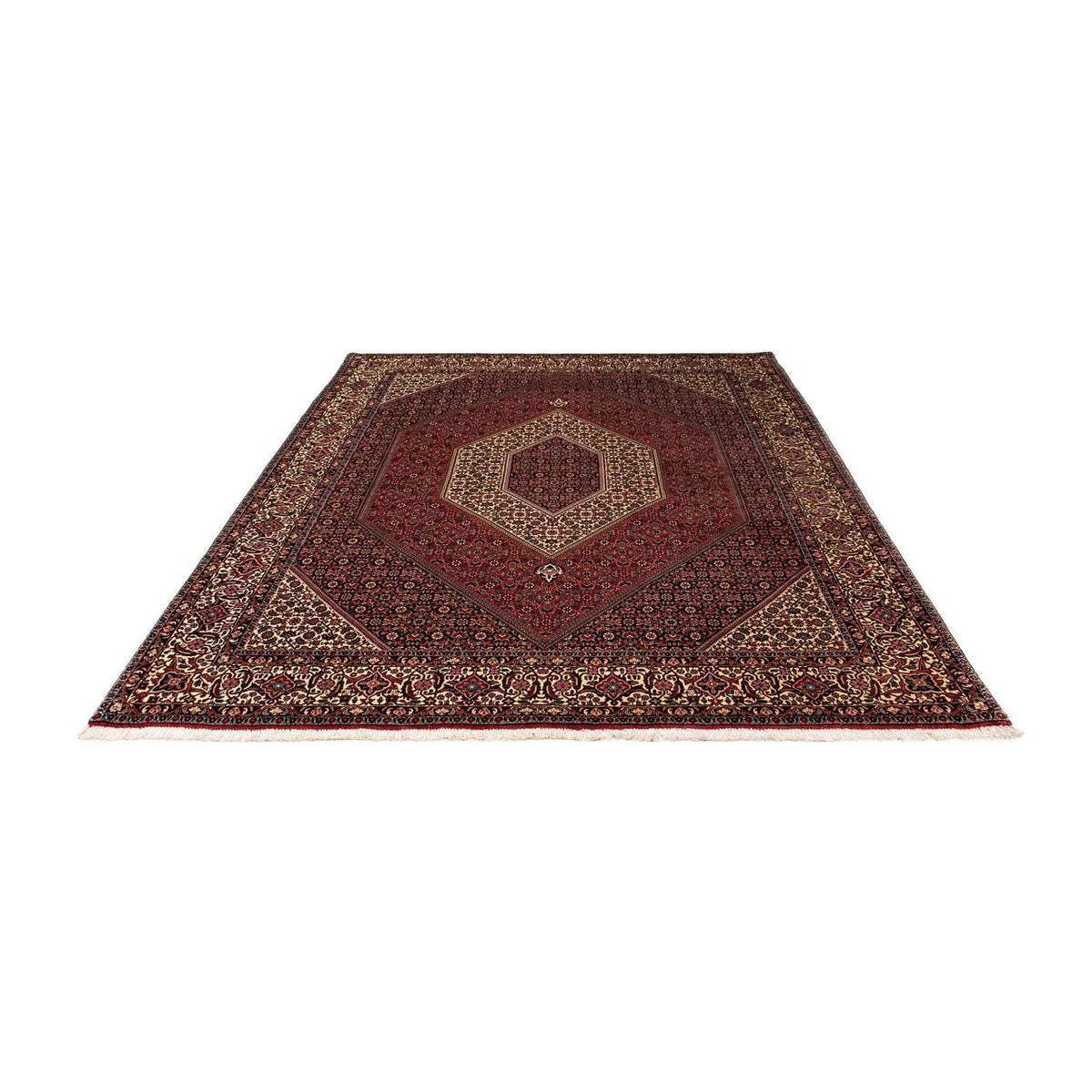 Tappeto Persero - Bidjar - 251 x 202 cm - rosso scuro