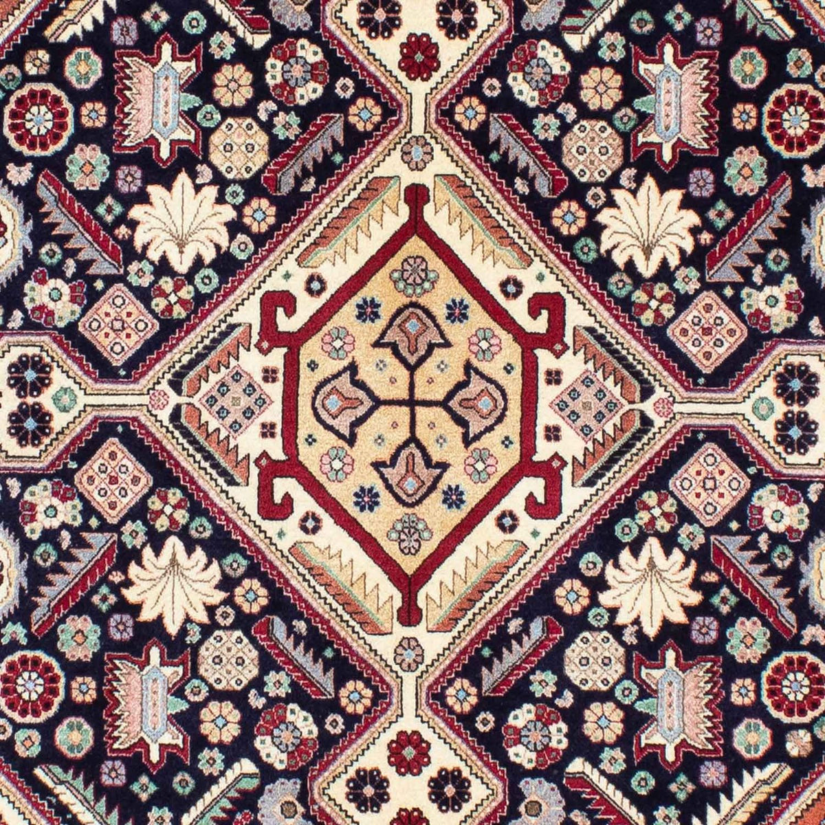 Tappeto Gabbeh - Kashkuli Persero - 203 x 148 cm - blu scuro