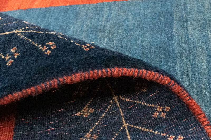 Tappeto Gabbeh - Loribaft Persero - 205 x 128 cm - rosso