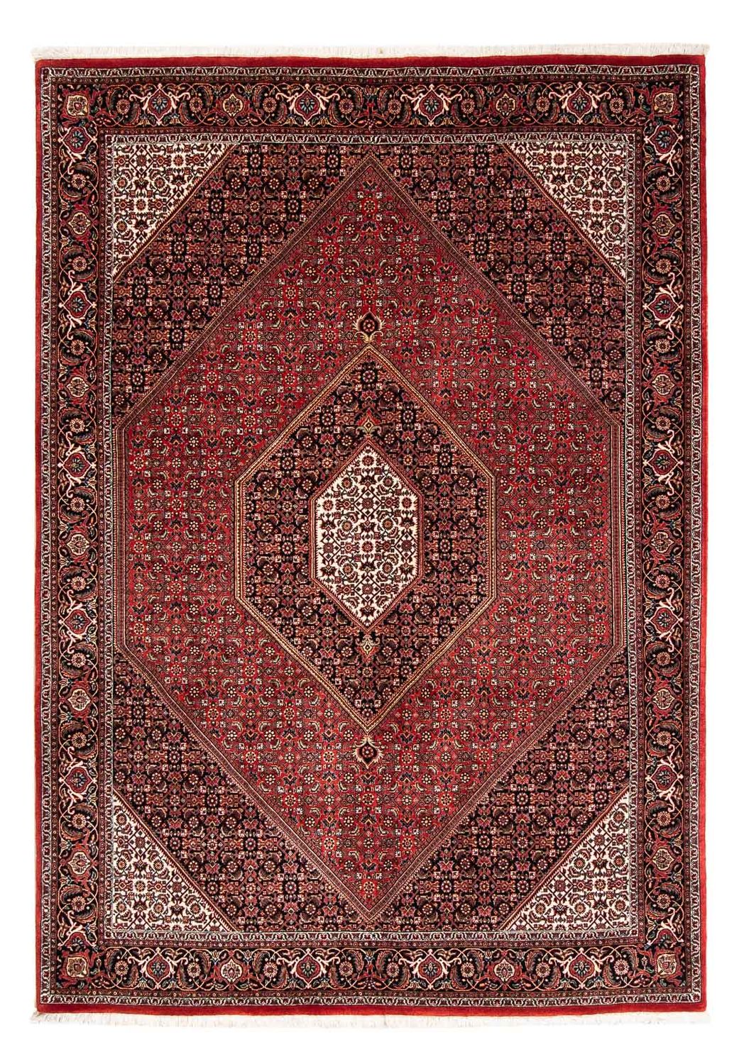 Tappeto Persero - Bidjar - 240 x 171 cm - rosso scuro