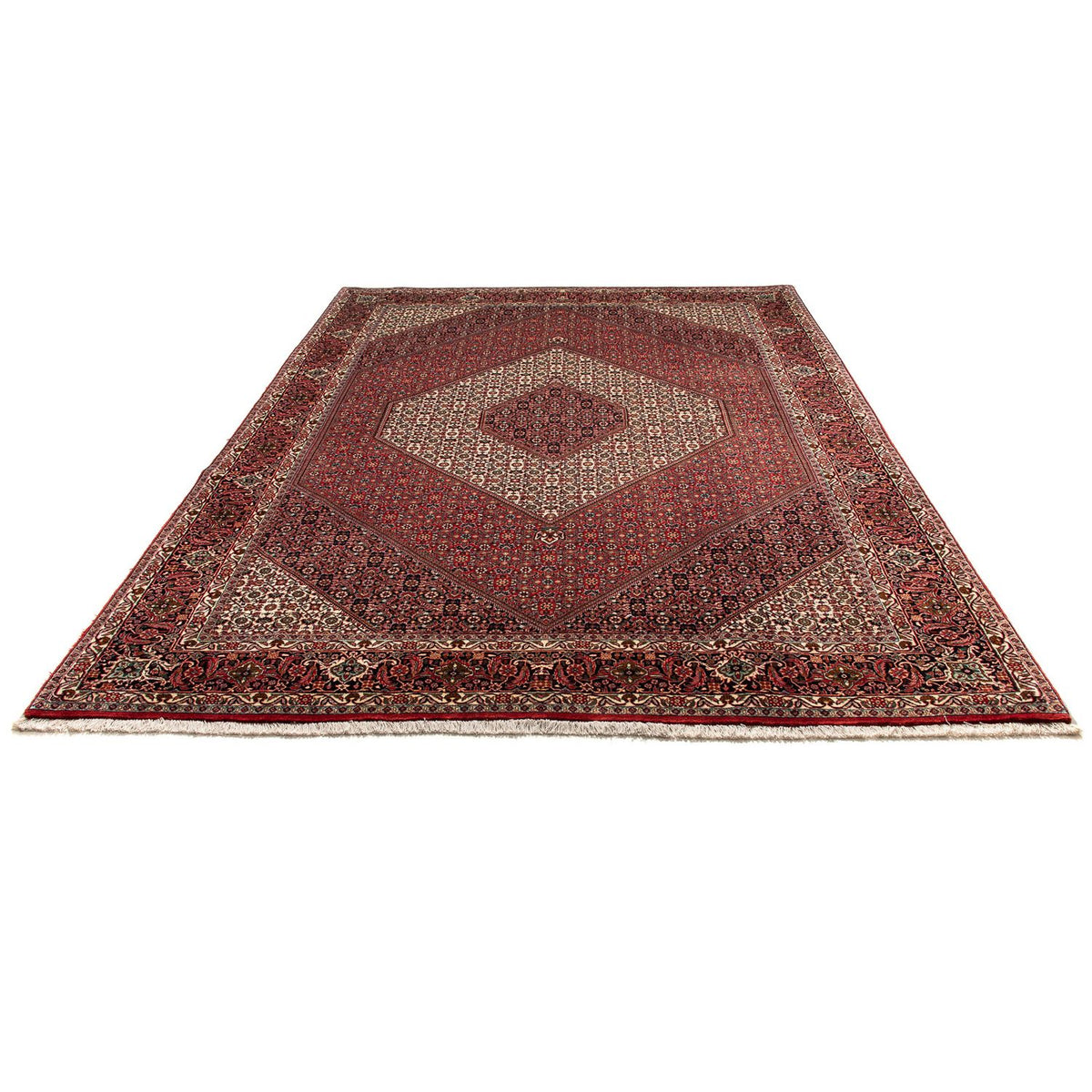 Tappeto Persero - Bidjar - 300 x 203 cm - rosso scuro