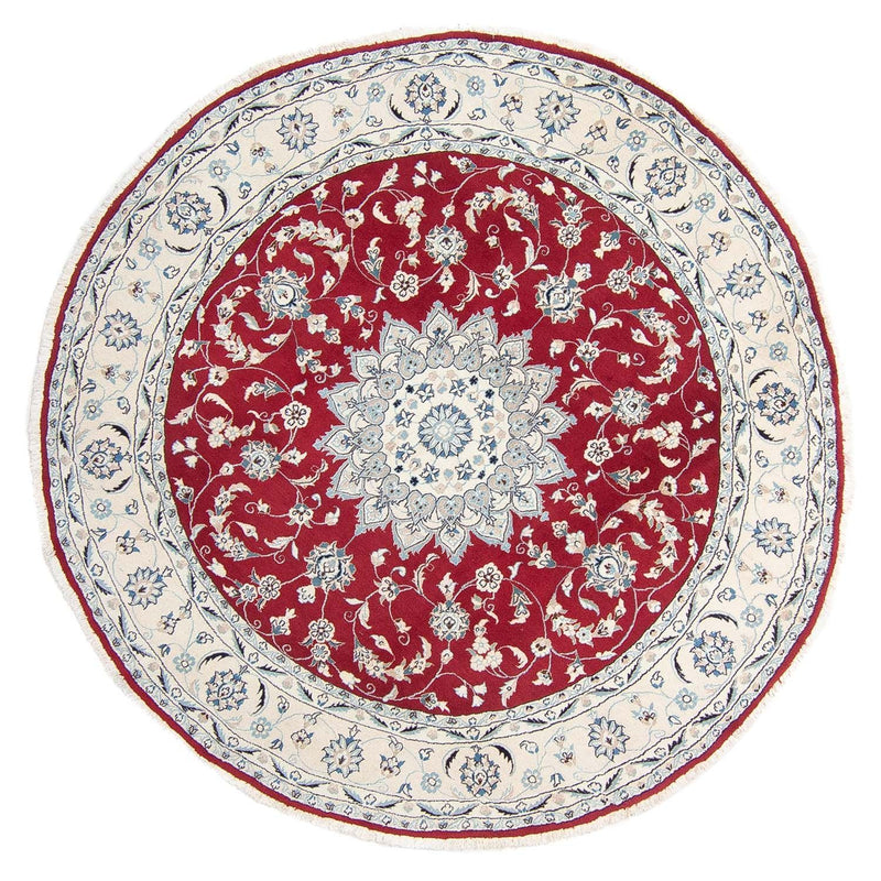 Tappeto Persero - Nain rotondo  - 250 x 250 cm - rosso scuro