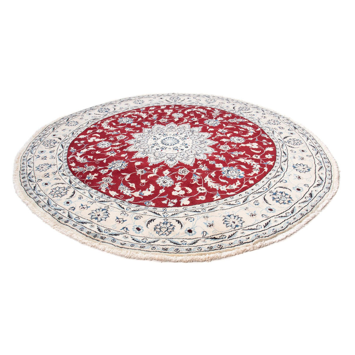 Tappeto Persero - Nain rotondo  - 245 x 245 cm - rosso scuro