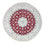 Tappeto Persero - Nain rotondo - 290 x 290 cm - rosso scuro